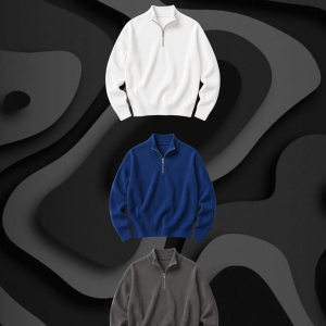 HALF ZIP TEXTURA